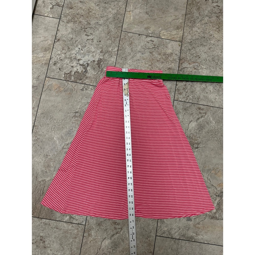 Speechless Kids Pink and White Striped Maxi Skirt Size Small - Picture 4 of 7